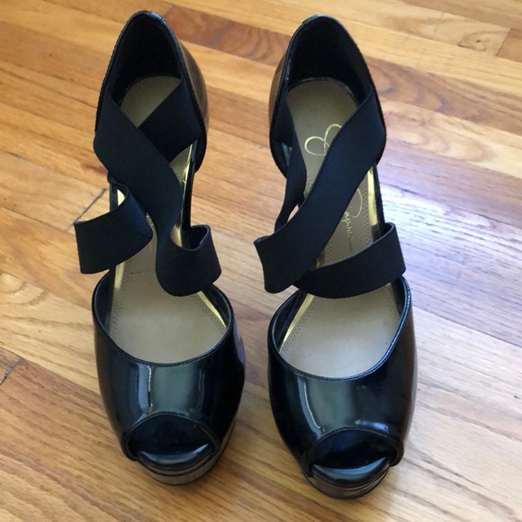 JESSICA SIMPSON, Black Heels - Picture 2 of 4